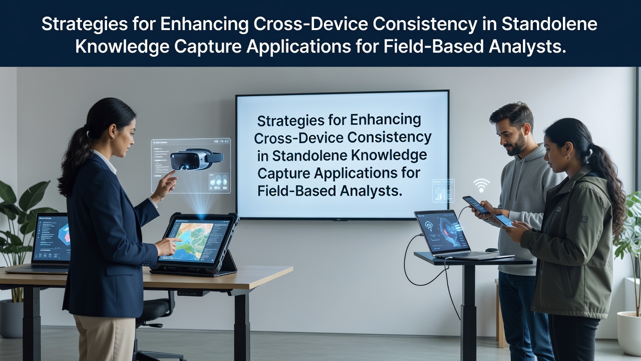 Strategies for Enhancing Cross-Device Consistency in Standalone Knowledge Capture Applications for Field-Based Analysts